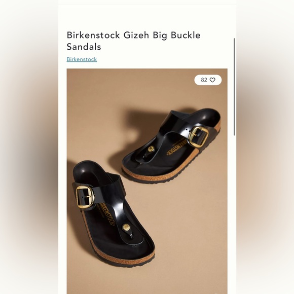 Birkenstock Shoes - Birkenstock Gizah big buckle shoes size 42